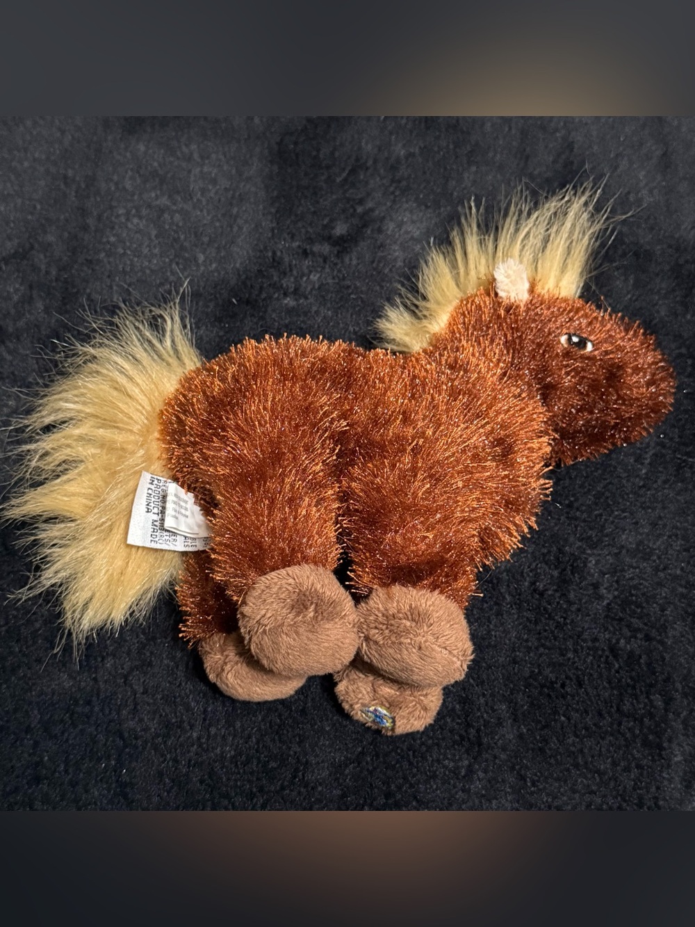 Webkinz Brown Horse Pony Plush Stuffed Animal Mane Ganz